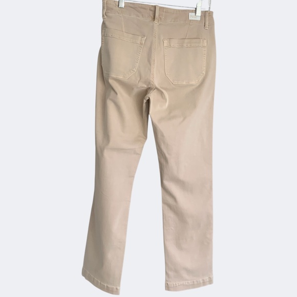 PAIGE Warm Sand Tan High Rise Ankle Utility Cargo Pants Soft Chino NWOT SZ 27 - Picture 5 of 16